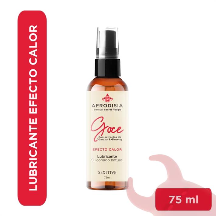  Aceite siliconado Goce efecto calor 75ml 
